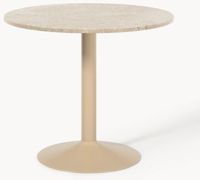 Ovale marmeren eettafel Miley, 120 x 90 cm