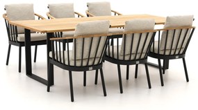 + 10% kassakorting | Diningset Apple Bee | 6 personen | Tuinset teakhout | 7-delig | Kees Smit Tuinmeubelen