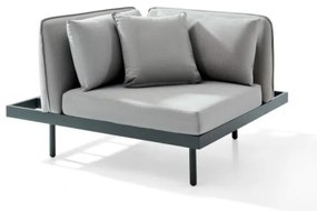 DATHO OUTDOOR Hoek Loungeset - Bali - Antraciet  - Datho Outdoor