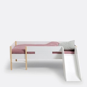 Halfhoog bed met glijbaan, Caume