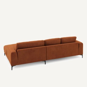 XL hoekbank rechts in fluweel, MARSILE