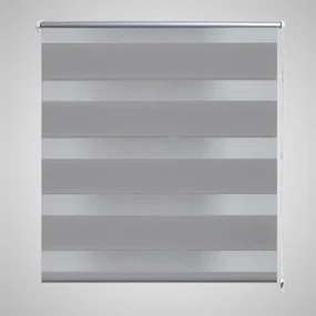 vidaXL Duo rolgordijn 120 x 175 cm grijs