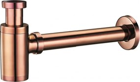 Mexen halfsifon wastafel rond, roze goud - 79950-60
