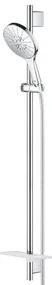 GROHE Rainshower SmartActive 150 Glijstangset - 90cm - ronde handdouche - 3 straalsoorten - gladde doucheslang - met zeepschaal - chroom 26594000