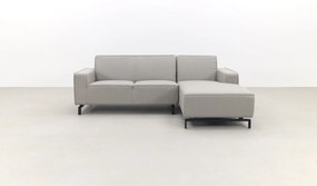 Boavista Sunbrella loungebank chaise longue - Nature Grey - 2-delig - links