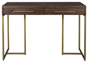 Dutchbone Class Visgraat Sidetable Met Messing - 120 X 45cm.