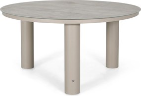 Dining Tuintafel rond 150 cm Zand/Beige Arancia