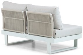 Hoek loungeset 5 personen Aluminium Wit  Lifestyle Garden Furniture Lorenzo