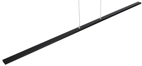 Moderne zwarte hanglamp 150 cm incl. LED - Banda