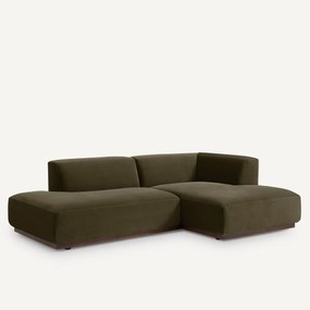 Rechter hoekbank in fluweel, Jacopo