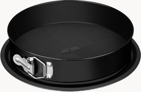 Ronde springvorm Matte Black met antiaanbaklaag