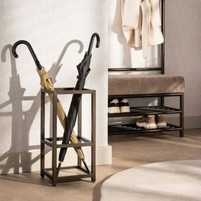 Vierkante Paraplubak Met Brons Frame