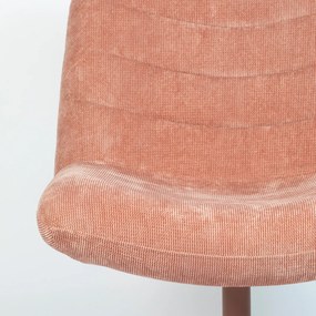 Zuiver Bubba Roze Draaifauteuil Retro Design