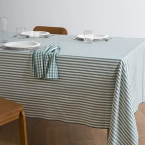 Gestreept tafelkleed geweven-geverfd, 30% gerecycled katoen, SOIZIC