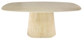 Eettafel Met Ovale Blad - 180 X 90cm.