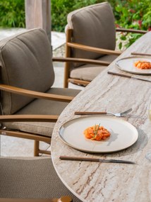 4 Seasons Outdoor Marina tuinstoel amber Tuinstoel   taupe weerbestendig