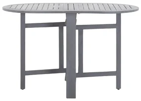 vidaXL Tuintafel 120x70x74 cm massief acaciahout grijs