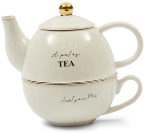 Rivièra Maison - RM Elegant Tea For One - Kleur: goud