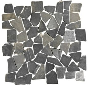 Vloertegel Terre D'Azur Stone Palladiana 30x30cm Silva Grey