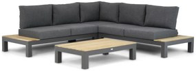 Loungeset 5 personen Aluminium/teak Grijs Lifestyle Garden Furniture Ravalla