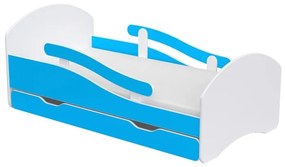 Peuter Wit Blauw Eenpersoonsbed Oscar - Voor kinderen Kinderen Peuter Junior 5056231702454 Children's Beds Home, 140x70, Nee, Geen Children's Beds Hom
