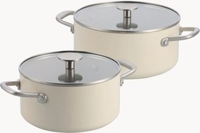 Kookpannen Advanced van geforceerd aluminium met deksels, 4-delig
