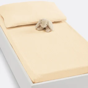 Hoeslaken voor babybed, effen tetra, Kumla