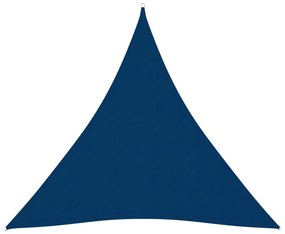 vidaXL Zonnescherm driehoekig 5x6x6 m oxford stof blauw