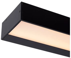 Lucide Alexa wandlamp LED 90cm zwart mat