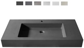 Urbi et Orbi Plura uni opbouw wastafel 130x12cm lichtgrijs