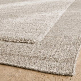 Vierkant wollen vloerkleed, handgeknoopt, EDGI