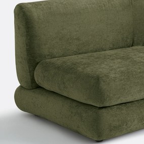 Omvormbare 2-zitsbank in dik fluweel, HOOVER