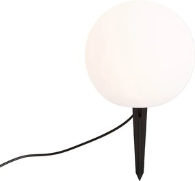 Moderne buitenlamp 12V wit 20cm incl. LED IP65 - Voltaire Luno