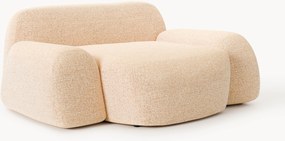XL bouclé loungefauteuil Wolke