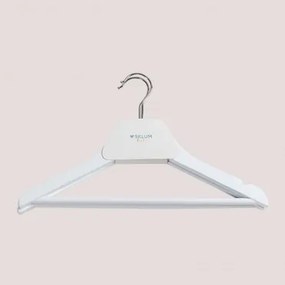 Set Van 2 Hangers Matias Kids Wit Hout - Sklum