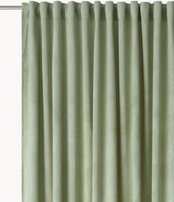 Fluwelen dim-out gordijn Nora met multiband, B 290 cm