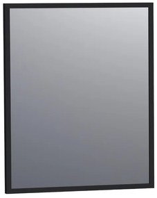 BRAUER Silhouette Spiegel - 60x70cm - zonder verlichting - rechthoek - zwart 3502