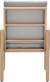 Garden Impressions San Capri lounge dining stoel - light teak aluminium