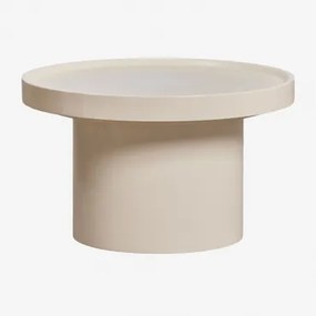 Bijzettafel ↑30 Cm In Mdf Cirela Tapioca Beige - Sklum
