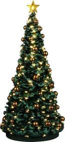 Lemax - 'Jolly Christmas Tree' - Verlichte boom - Exclusief adapter (Werkt op batterijen)