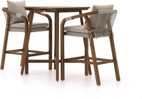 + 10% kassakorting | Barset Bellagio | 2 personen | Tuinset teakhout | 3-delig | Kees Smit Tuinmeubelen