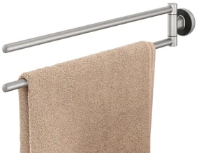 Tiger Cooper Handdoekrek 2armig RVS geborsteld Zwart 800231