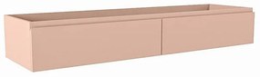 Mondiaz FOGE wastafelonderkast - 160x45x25cm - 2 lades - uitsparing links en rechts - softclose - Rosee M44197Rosee