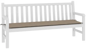 vidaXL Tuinbankkussen 180x50x3 cm taupe
