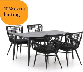 + 10% kassakorting | Diningset Intenso | 4 personen | Tuinset aluminium | 5-delig | Kees Smit Tuinmeubelen