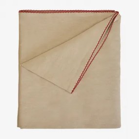 Tanami Tafellaken Van 170x250 Cm Katoen Granaat - Sklum