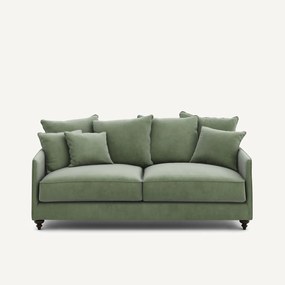 Omvormbare 3-zits fluwelen zetel, Lazare