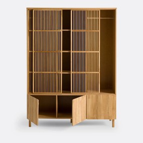 Kast van eikenhout en fineer met 6 deuren, Bilbao