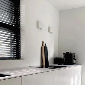 Moderne wandlamp wit rechthoekig 2-lichts- Otan