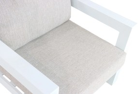 Tuinstoel Aluminium Wit Lifestyle Garden Furniture Luca